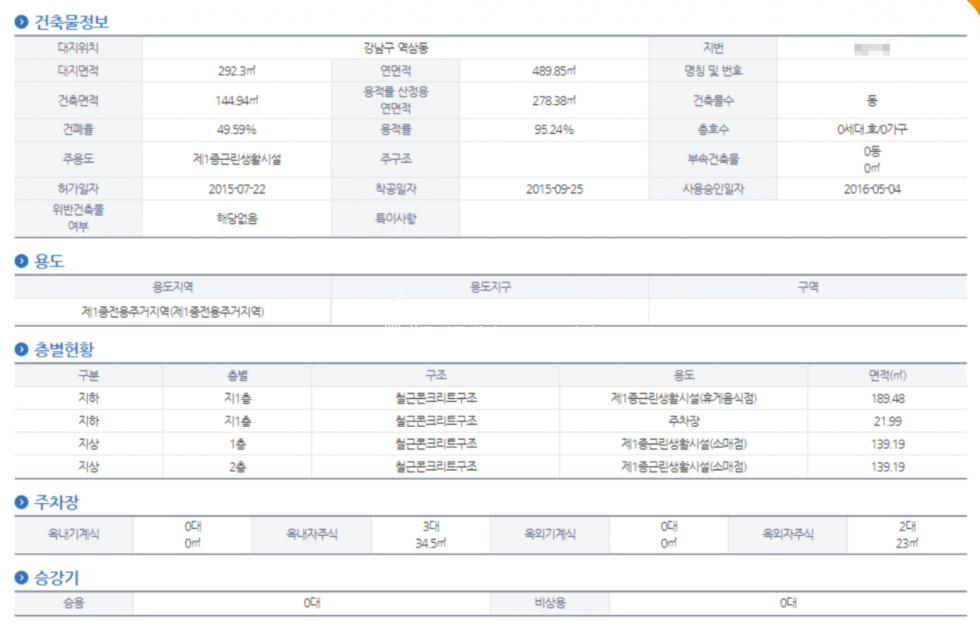 서울 강남구 역삼동 강남역 도보 5분 역세권 근생빌딩매매 160억 매매 매물번호 10362 사진 5